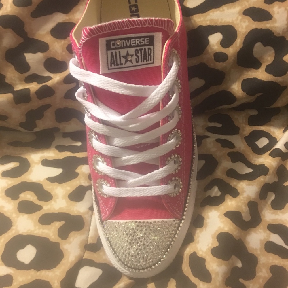 Blinged out converse